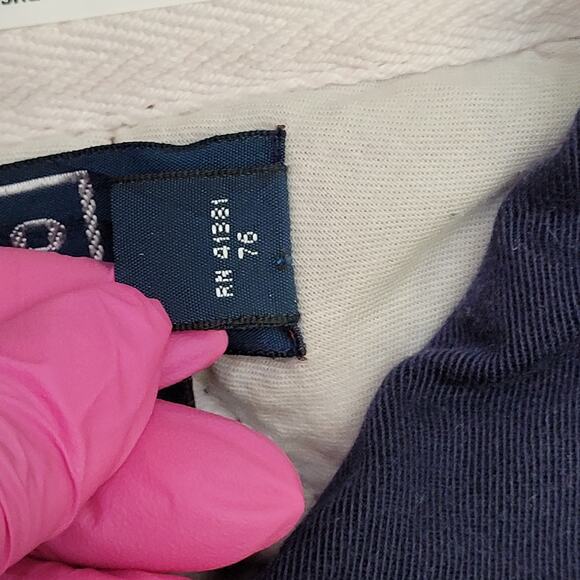 Ralph-Lauren Stripes Polo Shirt XL/2XL 24x28 Red White Crest - Picture 7 of 14